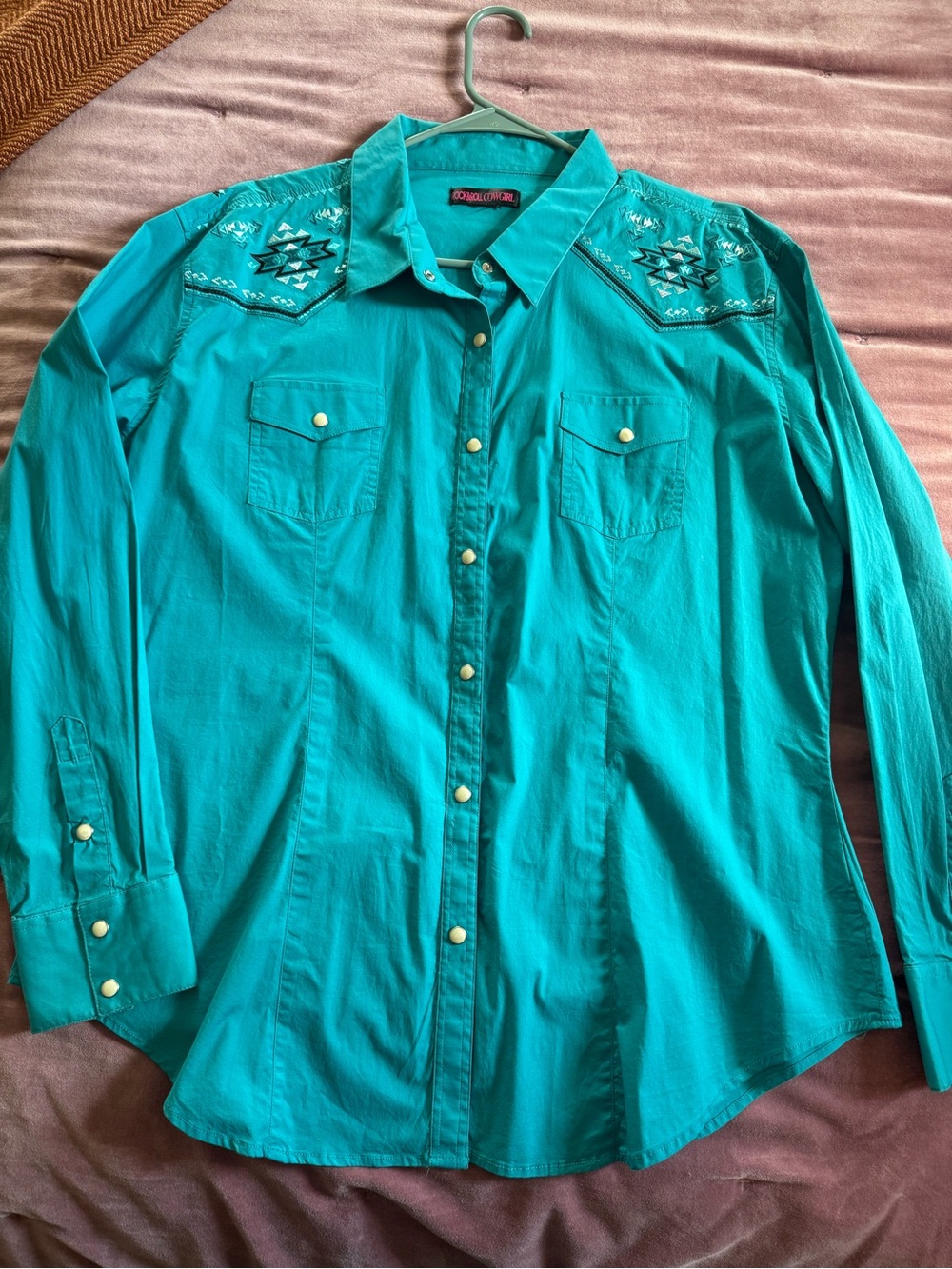 Rock & Roll Cowgirl Western Pearl Snap